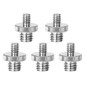 5 Core 3/8 To 1/4 Adapter 5Pcs Camera Mount Durable Tripod Screw Adapter For DSLR Monopod Microphone & Lighting 1/4 To 3/8 Screws Set - 1/4M-3/8M (Colors: 5Pieces1420Maleto3816MaleScrew)
