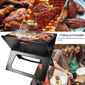 Portable BBQ Barbecue Grill Foldable Charcoal Grill Camping Garden Outdoor Travel (Colors: Defaulttitle)