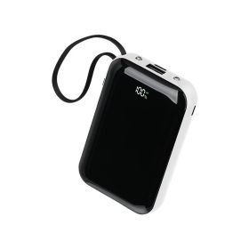 Portable Power Bank With Fast & Wireless Charging - High Capacity Battery Pack For IPhone, Android & AirPods, Travel-Friendly Emergency Charger (Colors: BS480white)