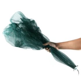 Fishing Trap Net Portable Folding Fish Bait Trap Shrimp No Crab Bait Net (Colors: Green)