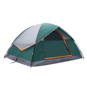 Double Or Quad-person Camping Tent, Waterproof And Windproof Dome Tent, With Multi-directional Ventilation Function (Colors: GreenTwo people)