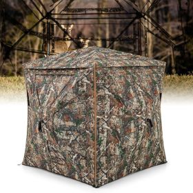 5-IN-1 Detachable Hunting Blind For 2-3 People With Skylight (Colors: Camouflage)