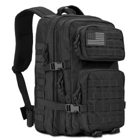 XG-MB45 - Men's Molle Military Tactical Backpack (45 Liter) (Color: Black)