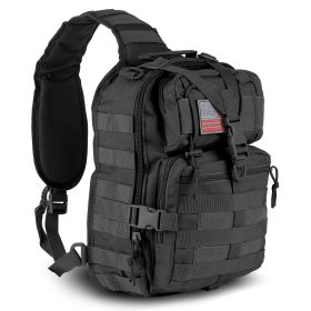 EDC Range Bag - Shoulder Sling Backpack (14 Liter) (Color: Black)
